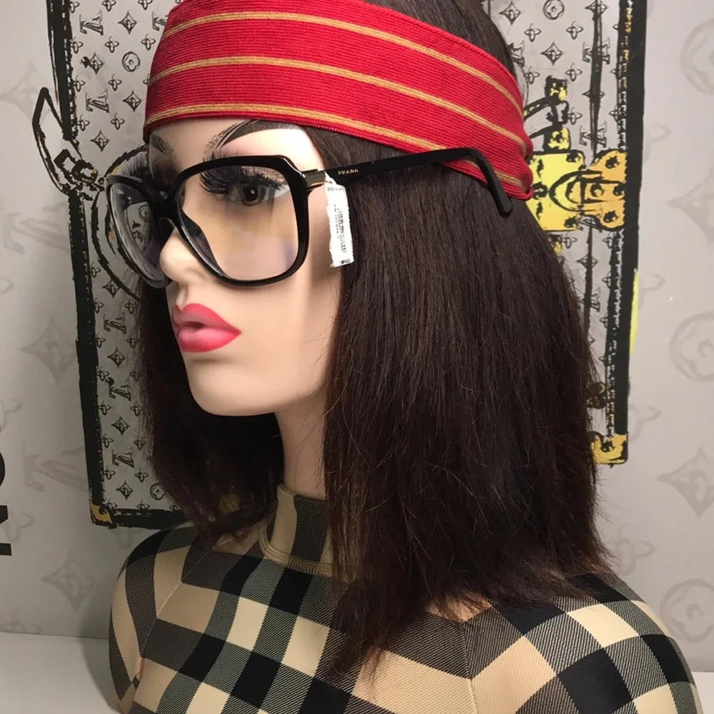 New Authentic Prada SPR 10V 1AB-09H Women’s Fashion Glasses – Black